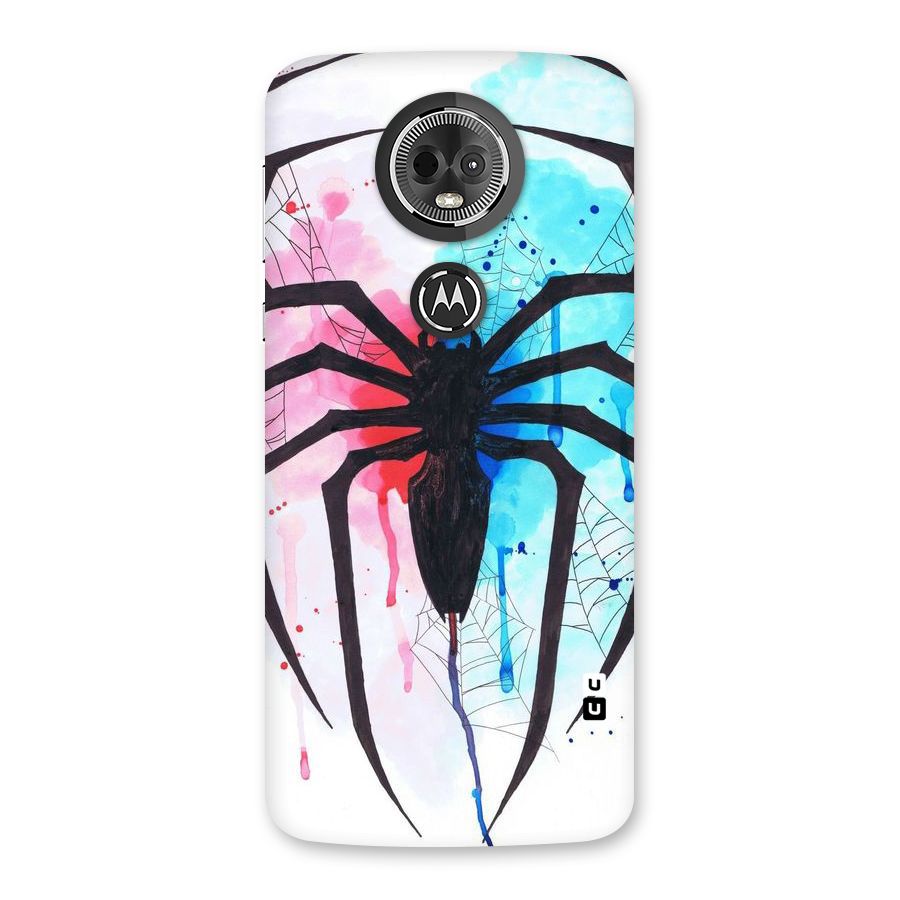 Colorful Web Back Case for Moto E5 Plus