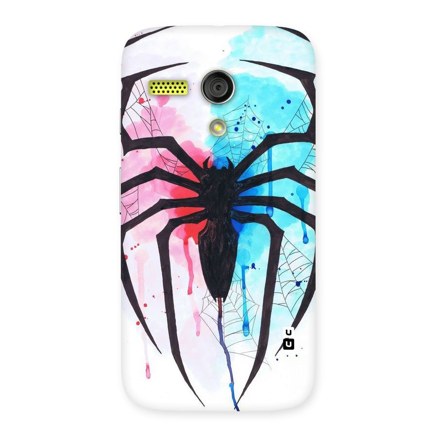 Colorful Web Back Case for Moto G