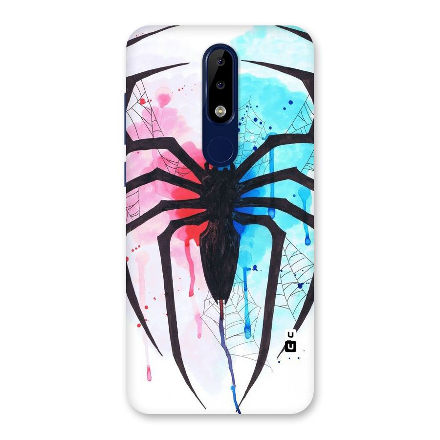 Colorful Web Back Case for Nokia 5.1 Plus