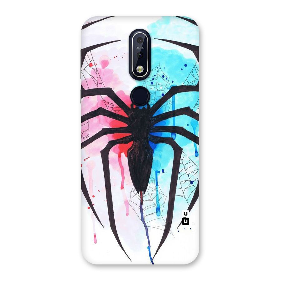 Colorful Web Back Case for Nokia 7.1