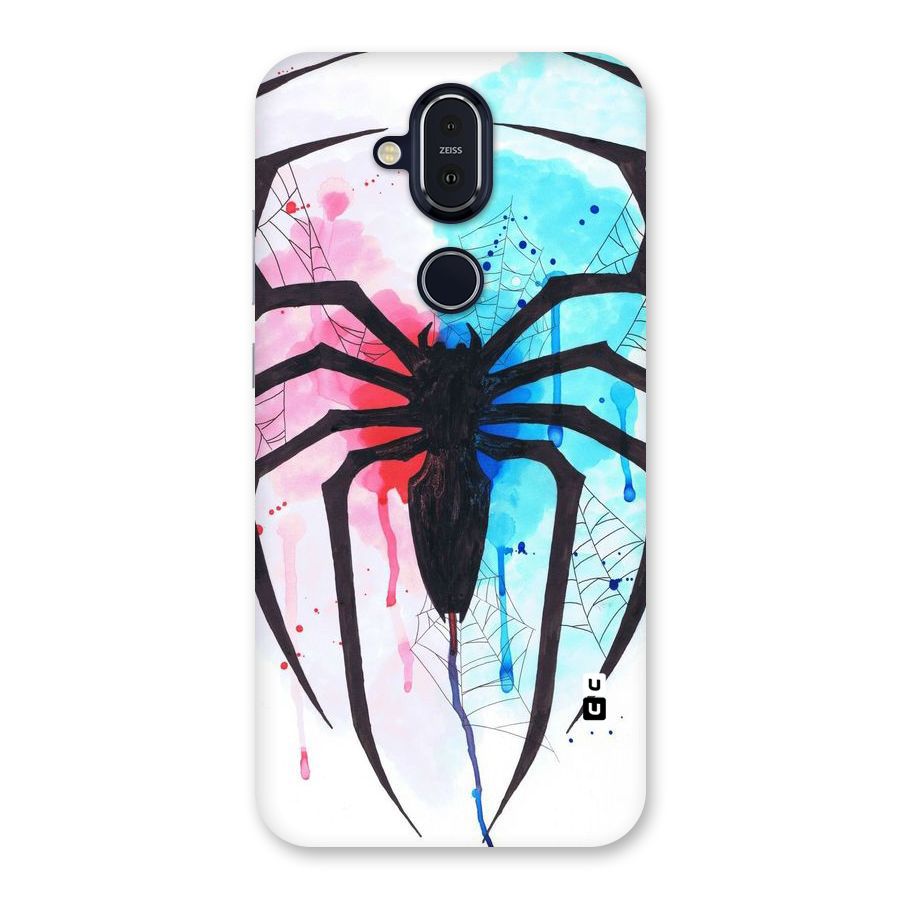 Colorful Web Back Case for Nokia 8.1