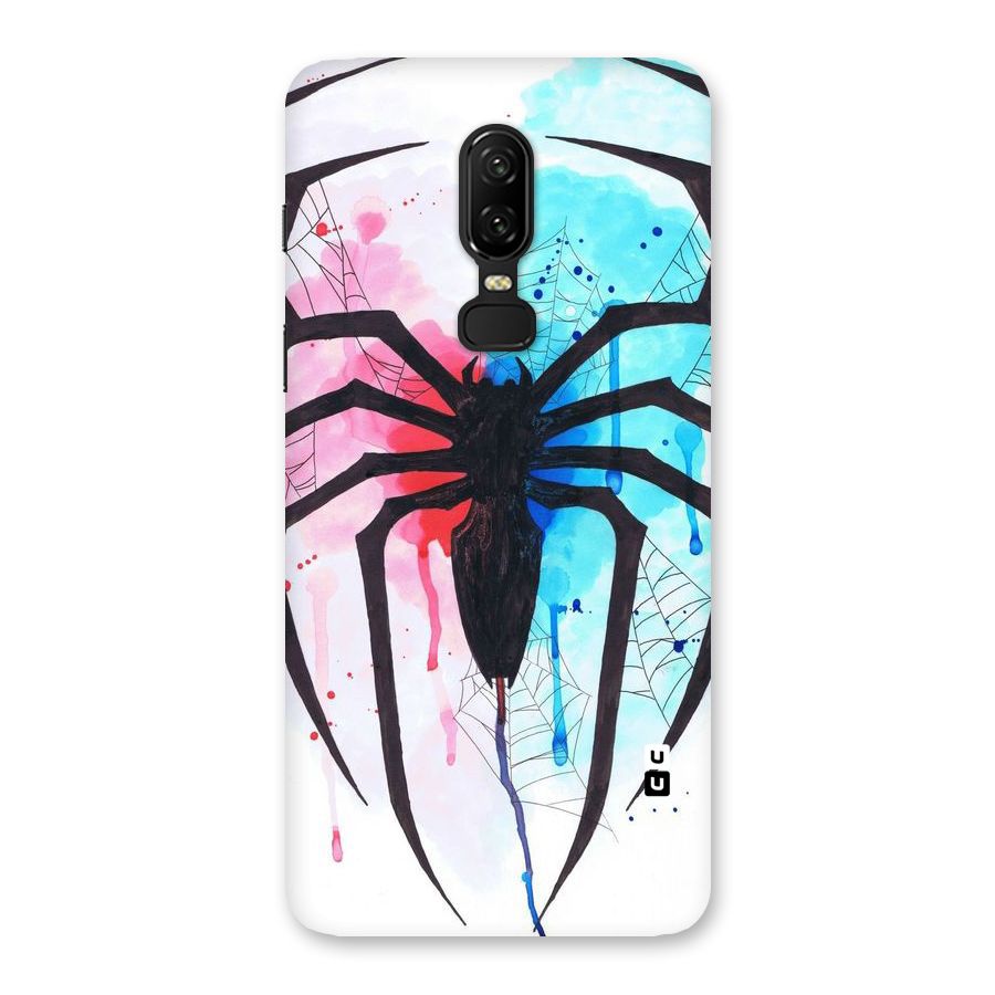 Colorful Web Back Case for OnePlus 6