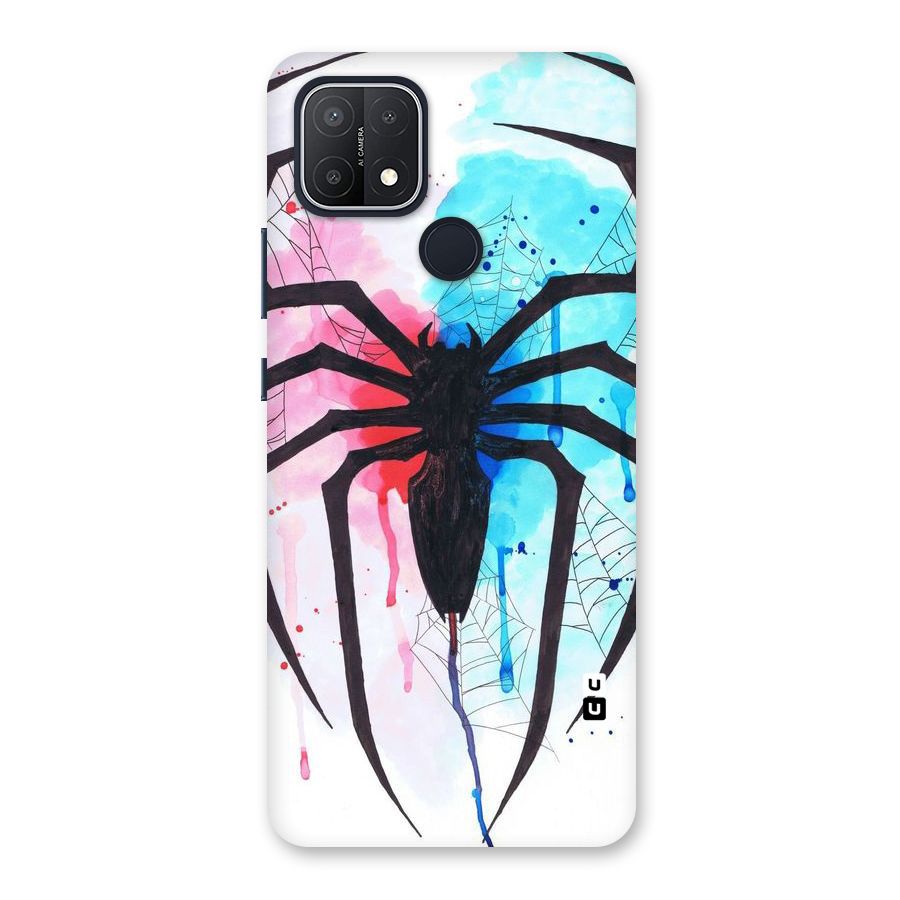 Colorful Web Back Case for Oppo A15s