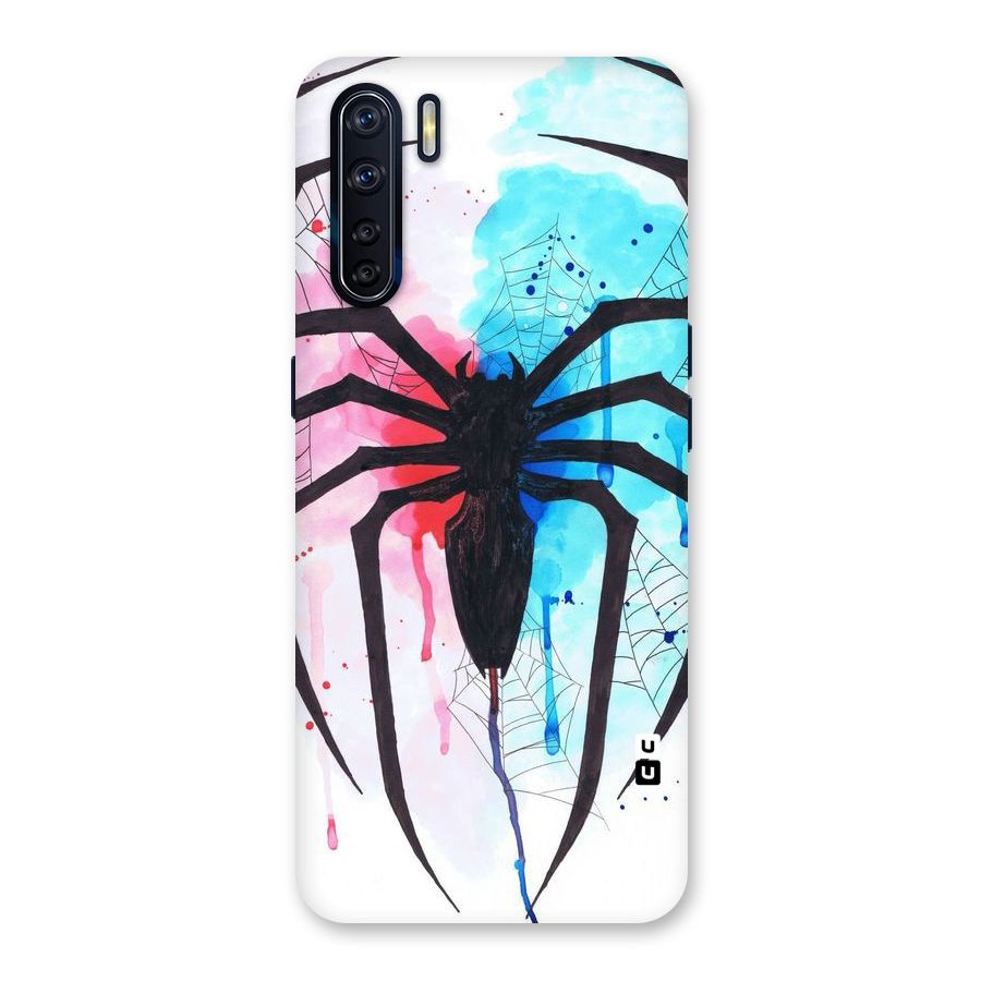 Colorful Web Back Case for Oppo F15