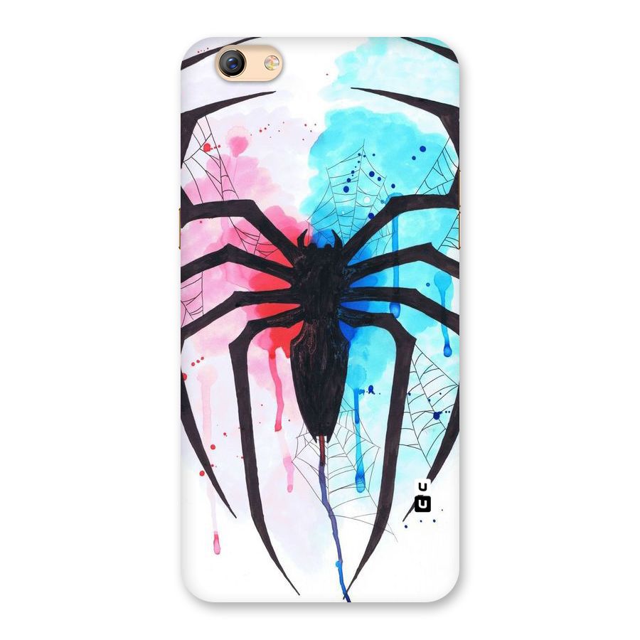 Colorful Web Back Case for Oppo F3 Plus