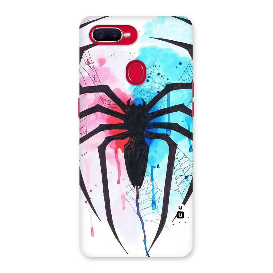Colorful Web Back Case for Oppo F9 Pro