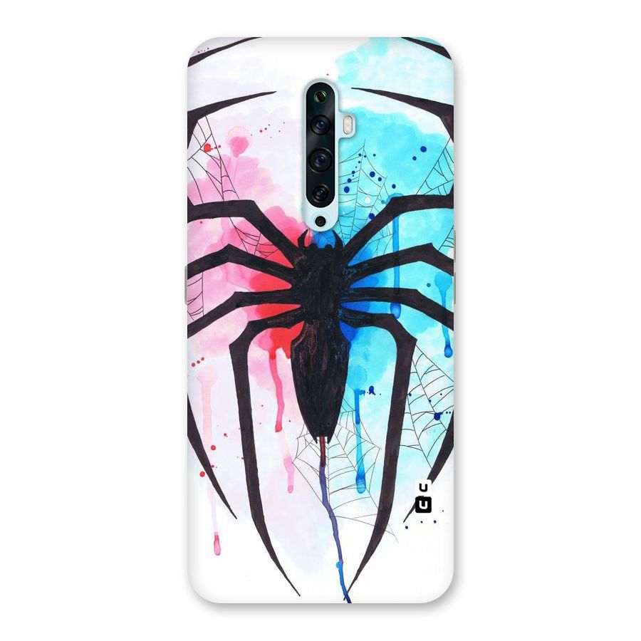 Colorful Web Back Case for Oppo Reno2 F
