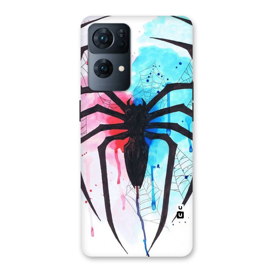 Colorful Web Back Case for Oppo Reno7 Pro 5G
