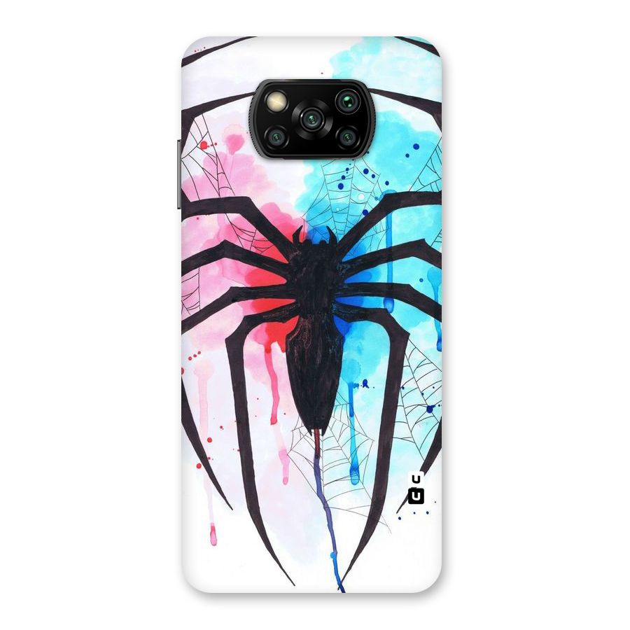 Colorful Web Back Case for Poco X3