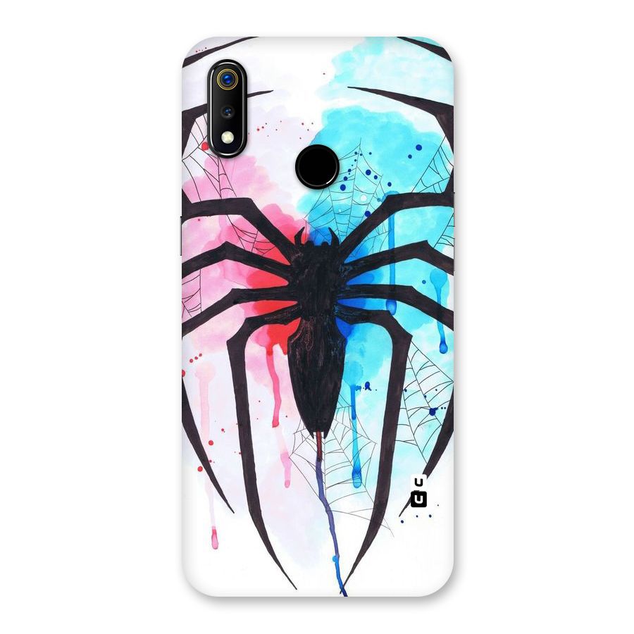 Colorful Web Back Case for Realme 3