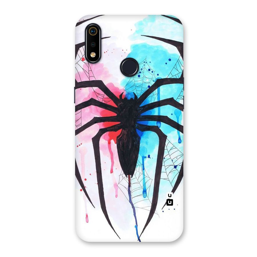 Colorful Web Back Case for Realme 3i