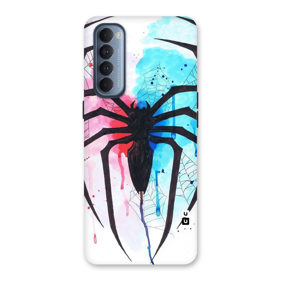 Colorful Web Back Case for Reno4 Pro