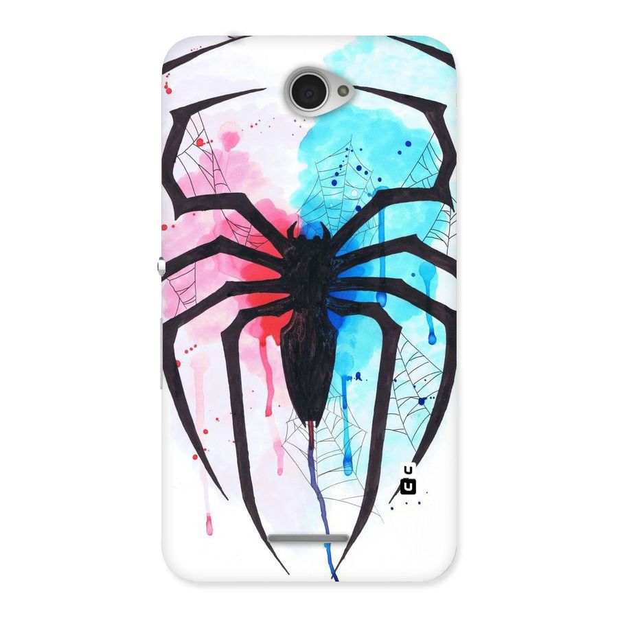 Colorful Web Back Case for Sony Xperia E4