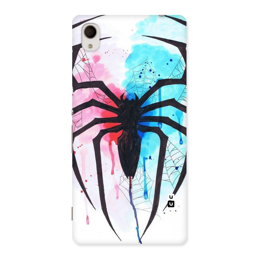 Colorful Web Back Case for Sony Xperia M4