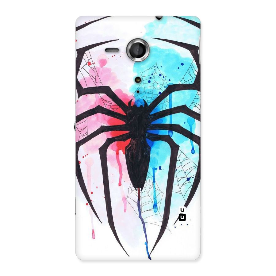 Colorful Web Back Case for Sony Xperia SP