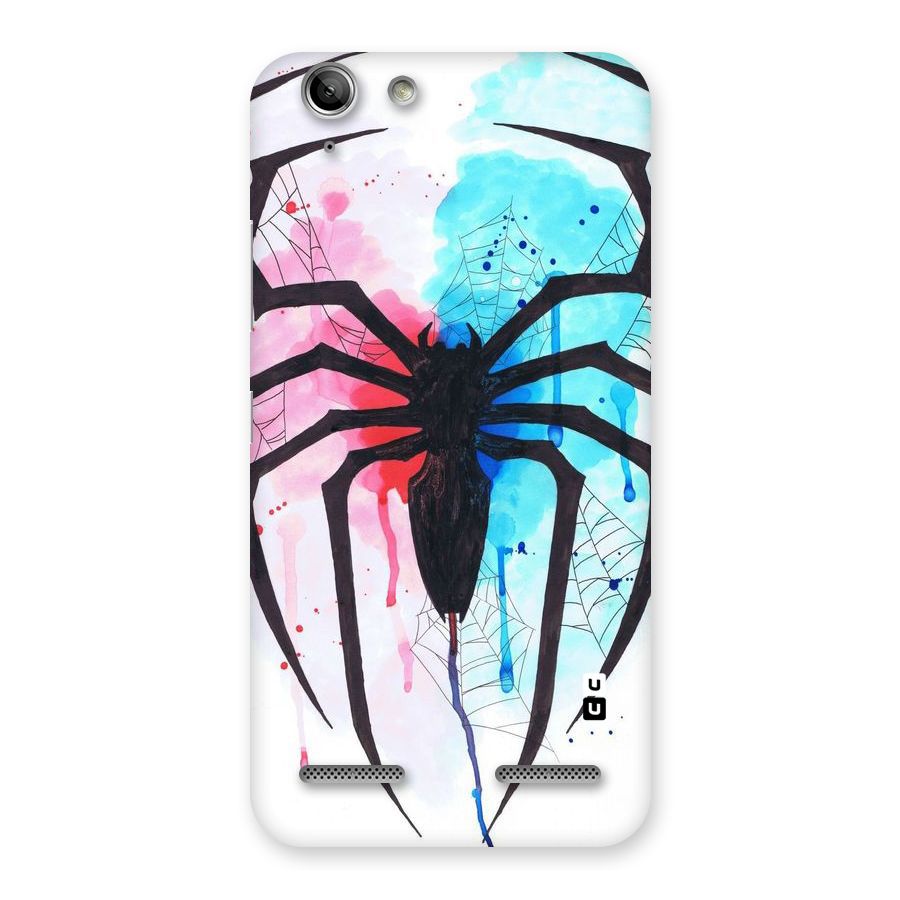 Colorful Web Back Case for Vibe K5 Plus