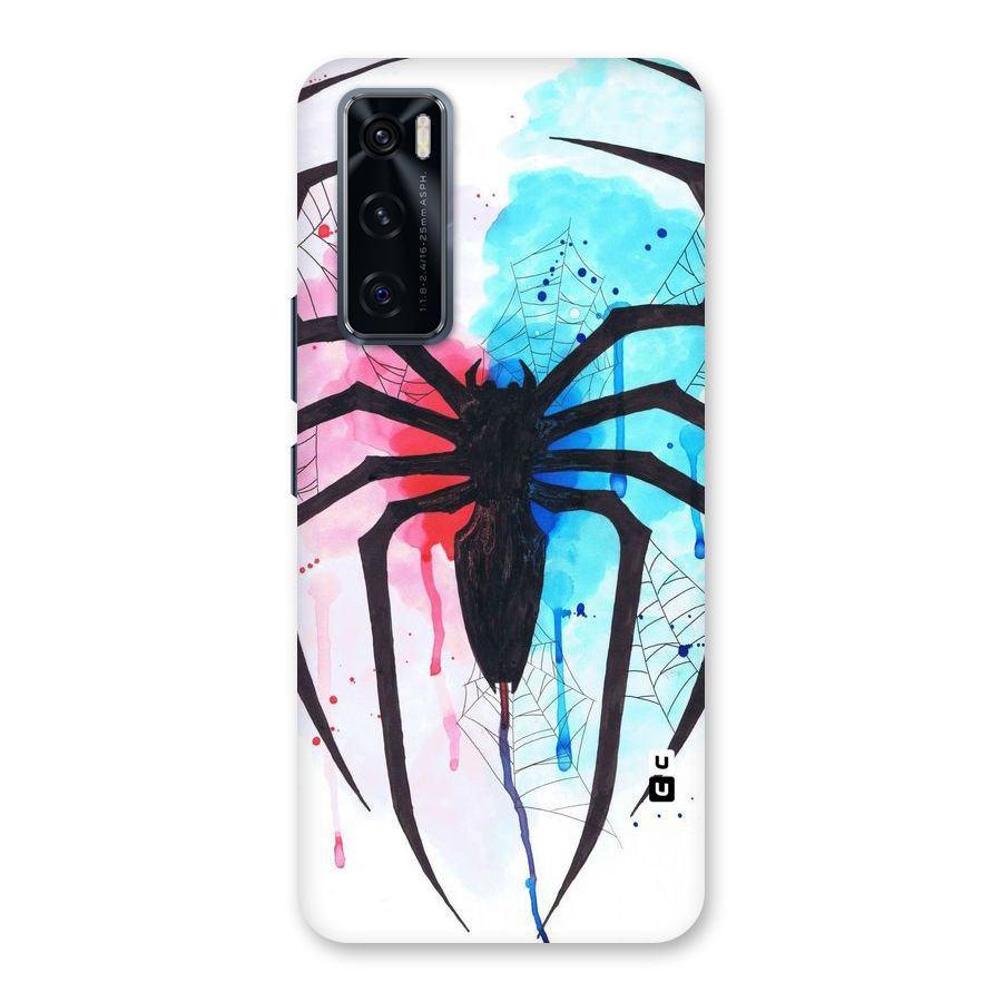 Colorful Web Back Case for Vivo V20 SE