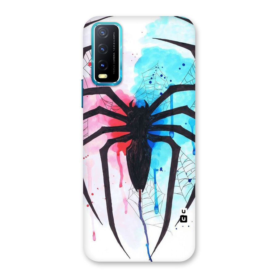 Colorful Web Back Case for Vivo Y12s