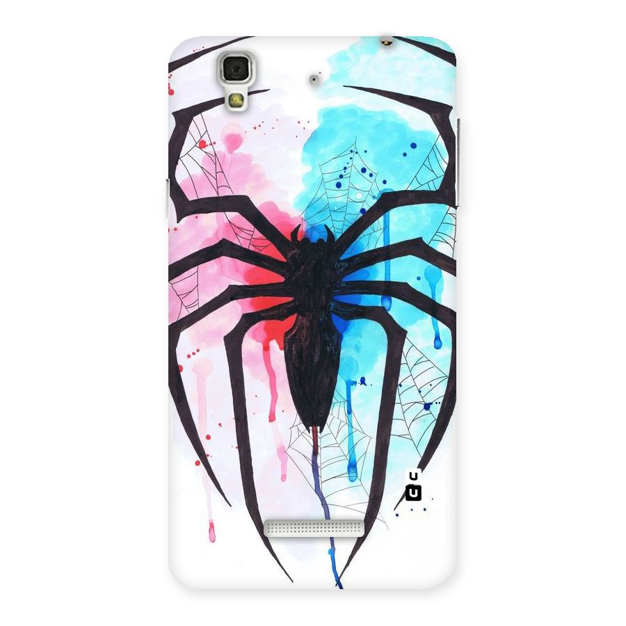 Colorful Web Back Case for Yu Yureka