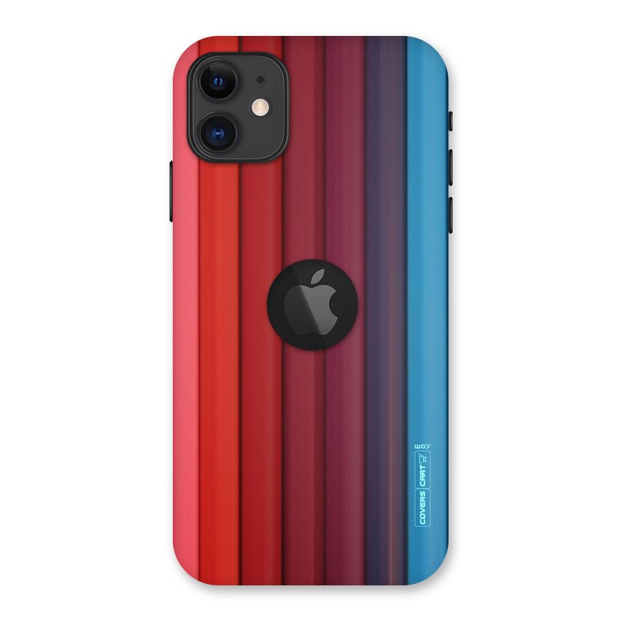 Colour Palette Back Case for iPhone 11 Logo Cut