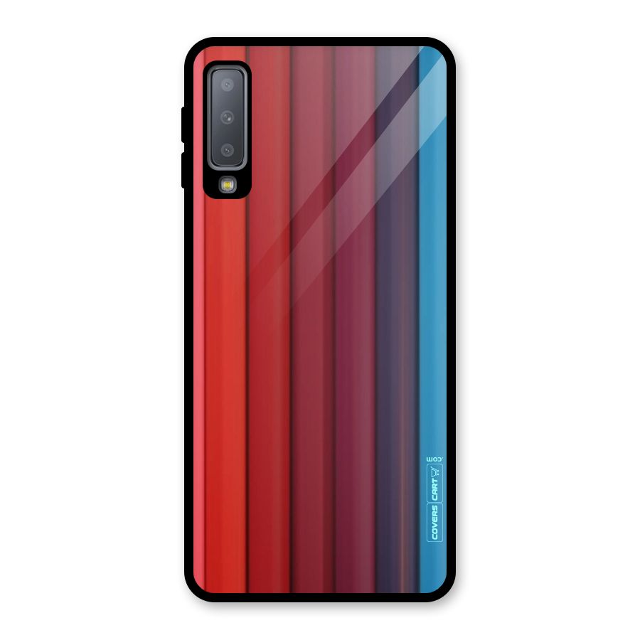 Colour Palette Glass Back Case for Galaxy A7 (2018)