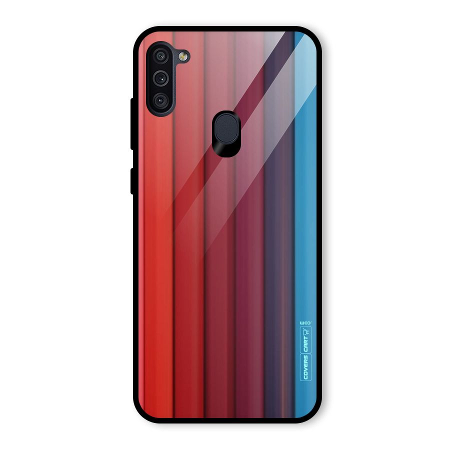 Colour Palette Glass Back Case for Galaxy M11