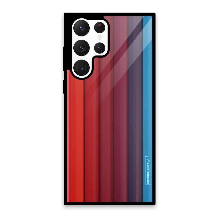 Colour Palette Glass Back Case for Galaxy S22 Ultra 5G