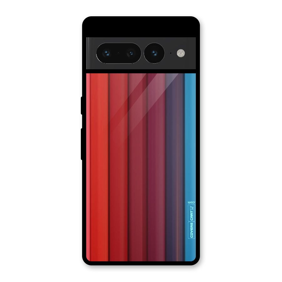 Colour Palette Glass Back Case for Google Pixel 7 Pro