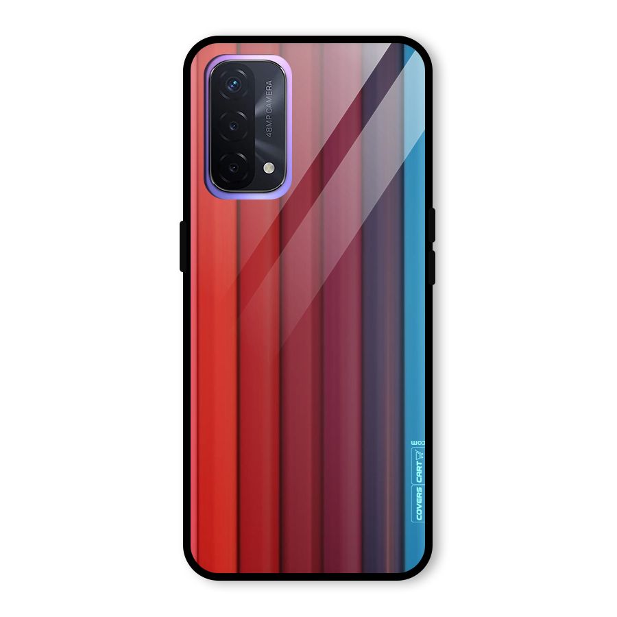 Colour Palette Glass Back Case for Oppo A74 5G