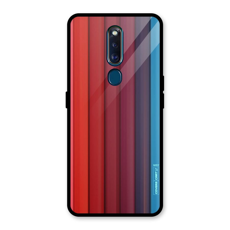 Colour Palette Glass Back Case for Oppo F11 Pro