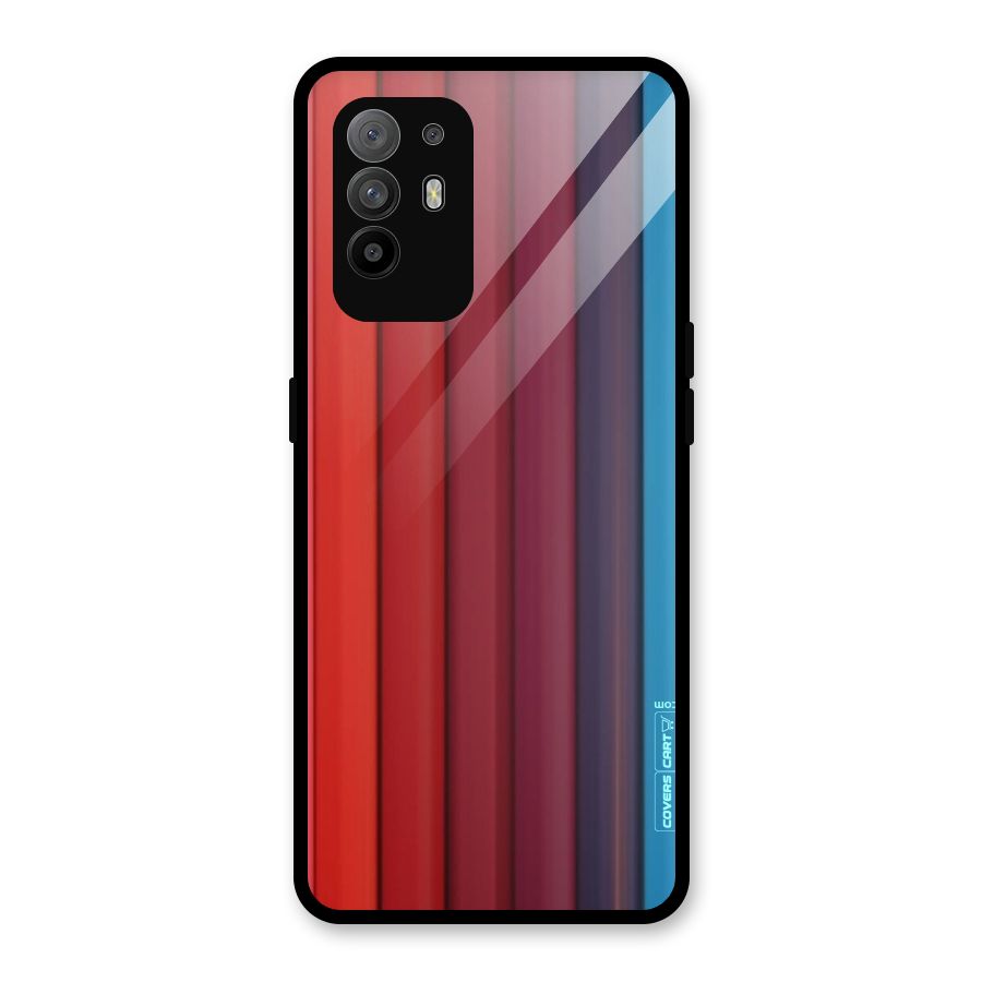 Colour Palette Glass Back Case for Oppo F19 Pro Plus 5G