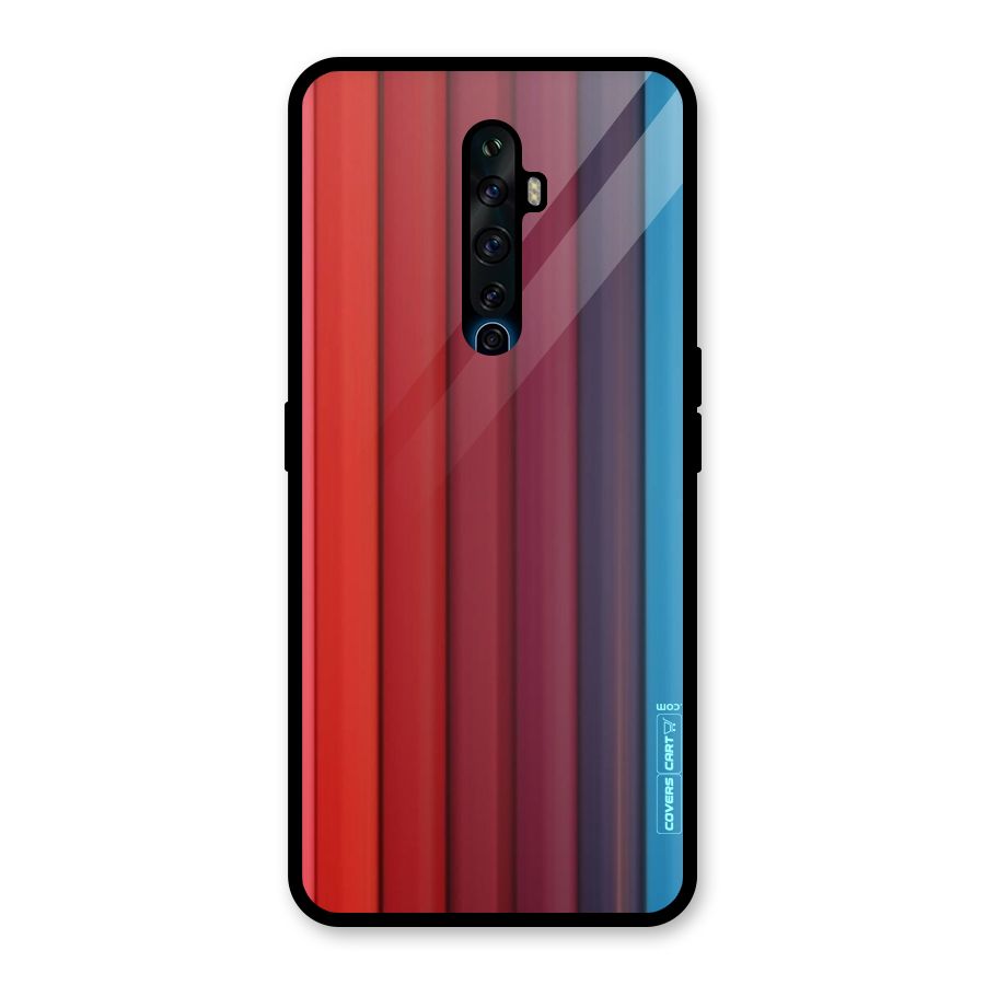 Colour Palette Glass Back Case for Oppo Reno2 F