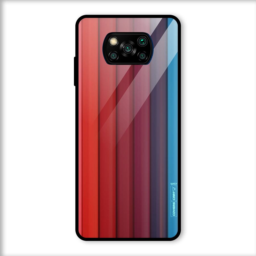Colour Palette Glass Back Case for Poco X3