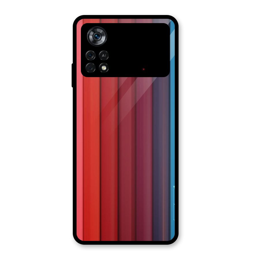 Colour Palette Glass Back Case for Poco X4 Pro 5G