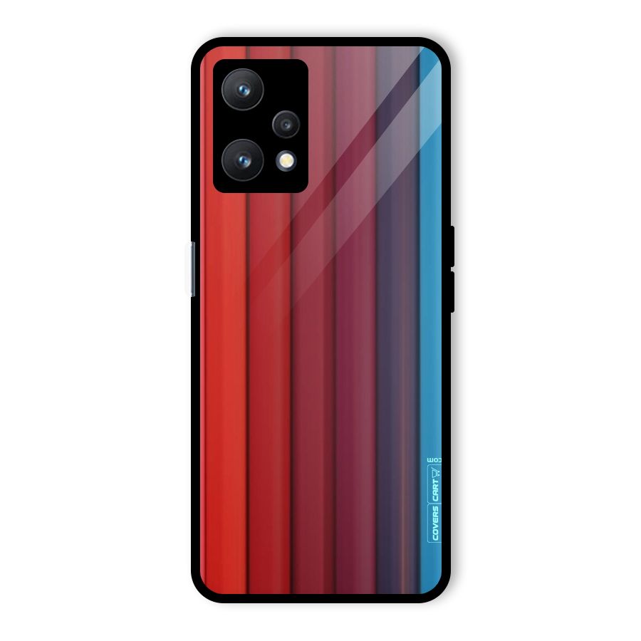 Colour Palette Glass Back Case for Realme 9 Pro 5G