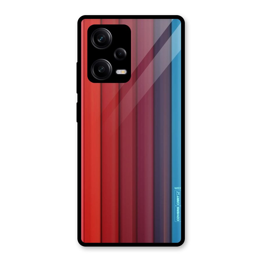 Colour Palette Glass Back Case for Redmi Note 12 Pro