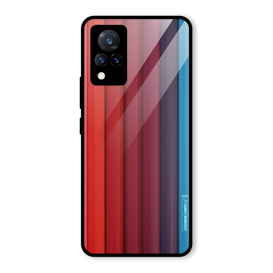 Colour Palette Glass Back Case for Vivo V21 5G