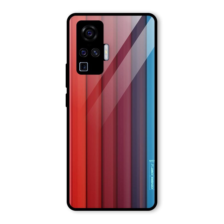 Colour Palette Glass Back Case for Vivo X50 Pro