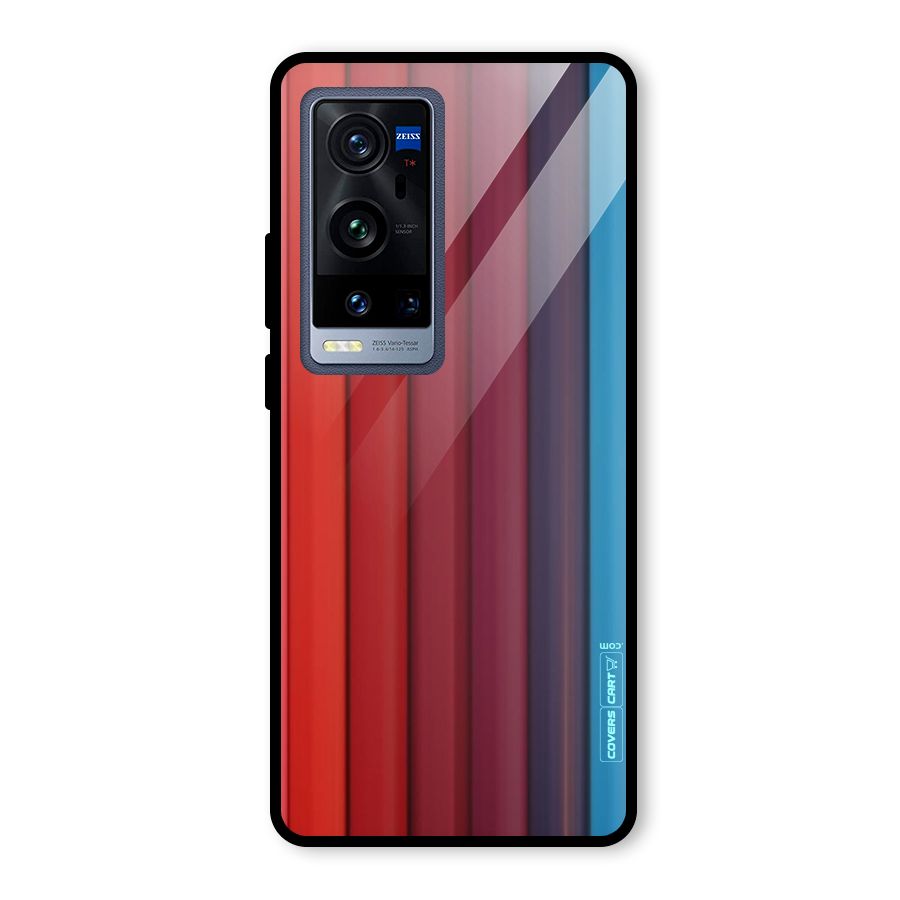 Colour Palette Glass Back Case for Vivo X60 Pro Plus