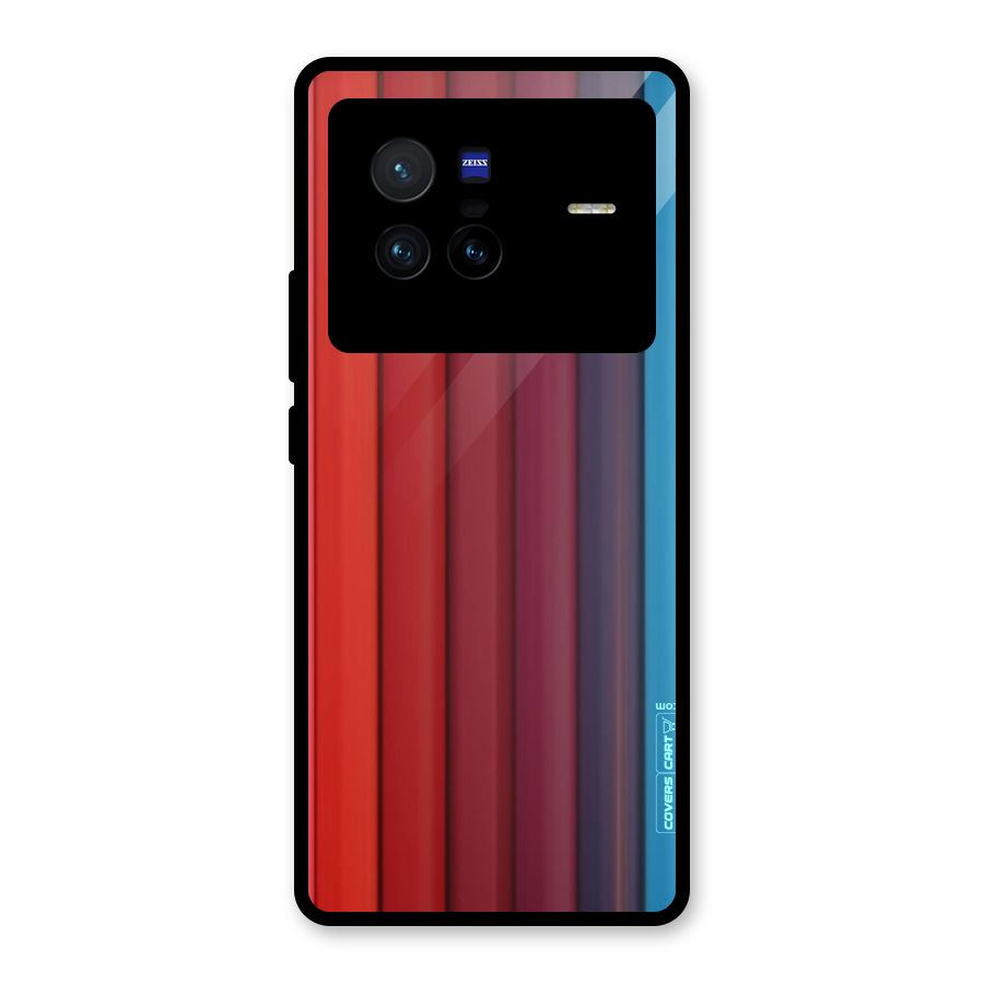 Colour Palette Glass Back Case for Vivo X80