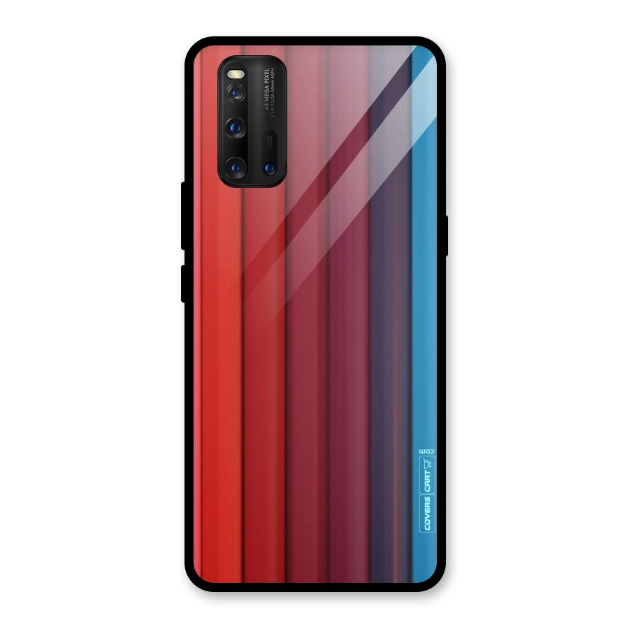 Colour Palette Glass Back Case for Vivo iQOO 3