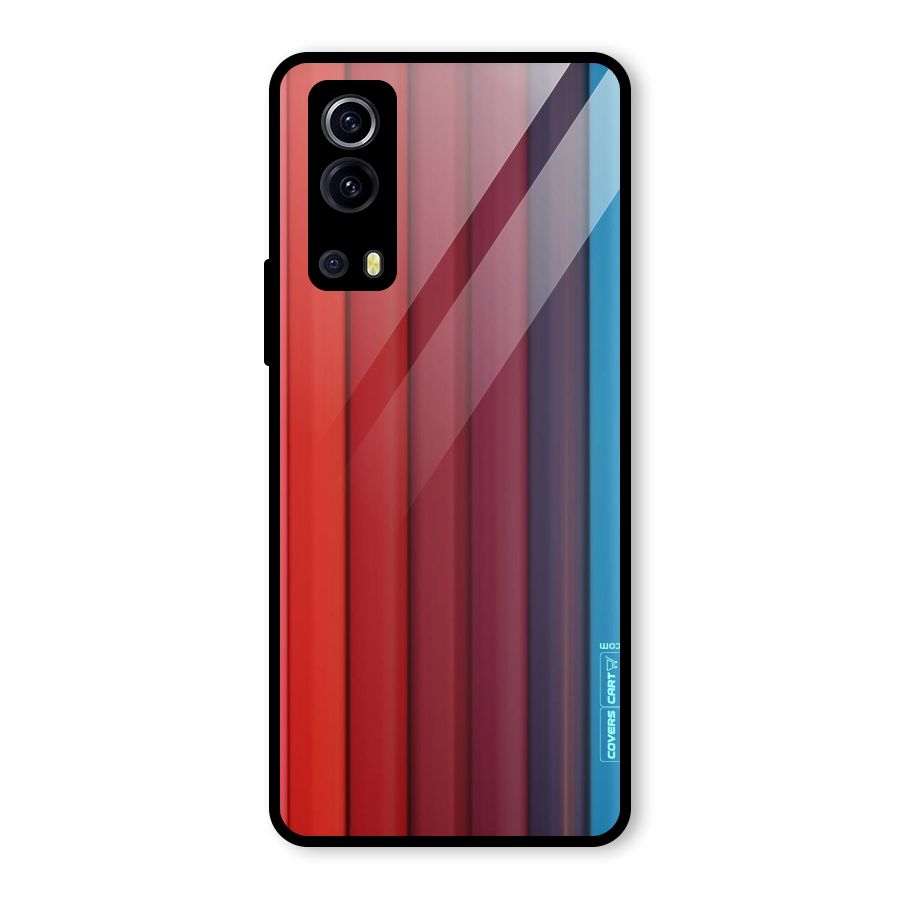 Colour Palette Glass Back Case for Vivo iQOO Z3