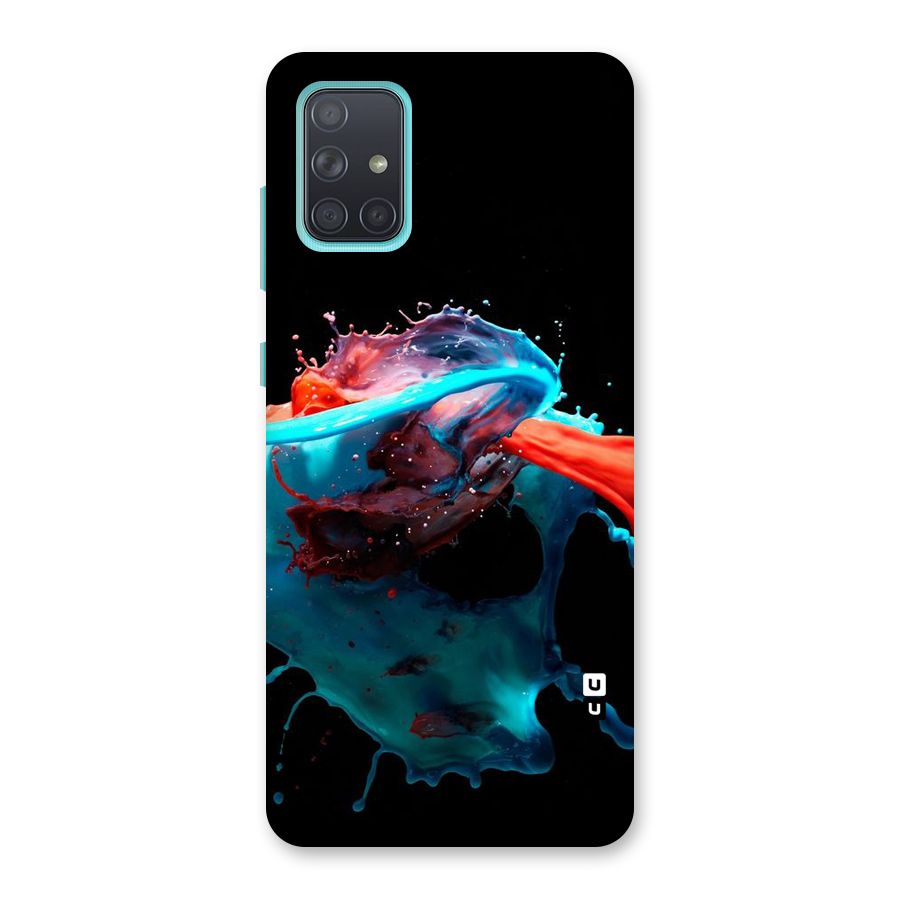 Colour War Back Case for Galaxy A71