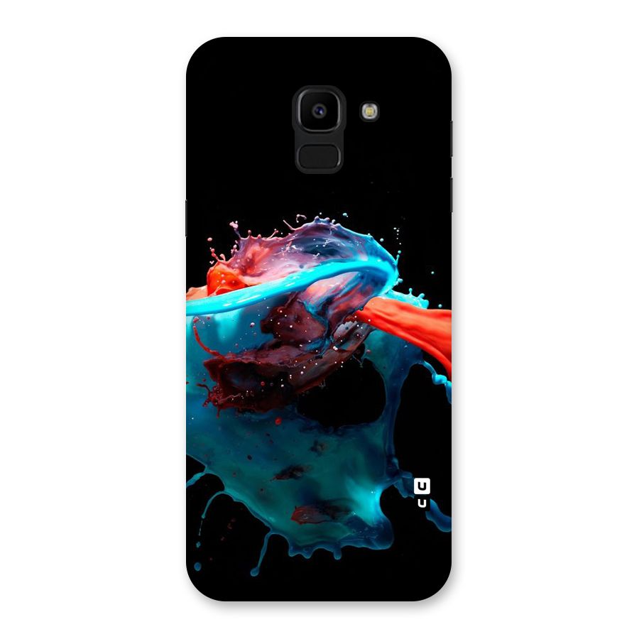 Colour War Back Case for Galaxy J6