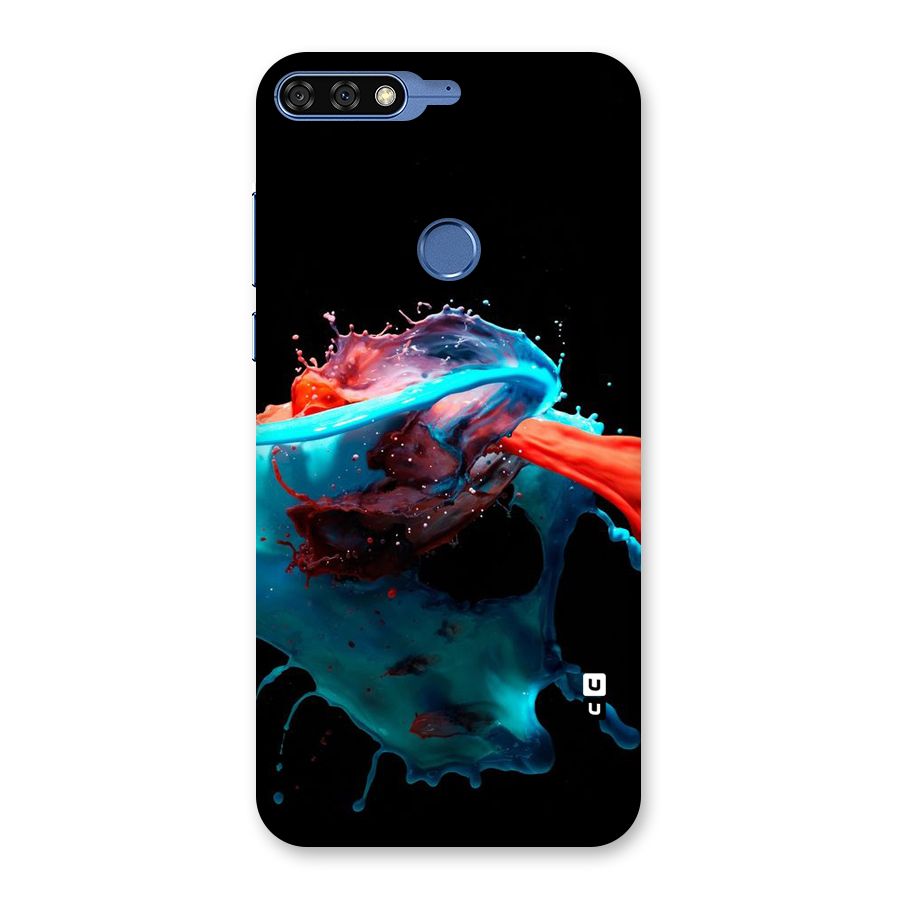 Colour War Back Case for Honor 7C