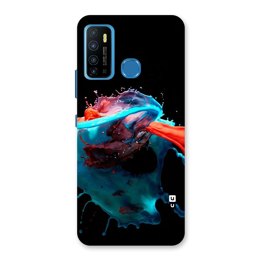Colour War Back Case for Infinix Hot 9