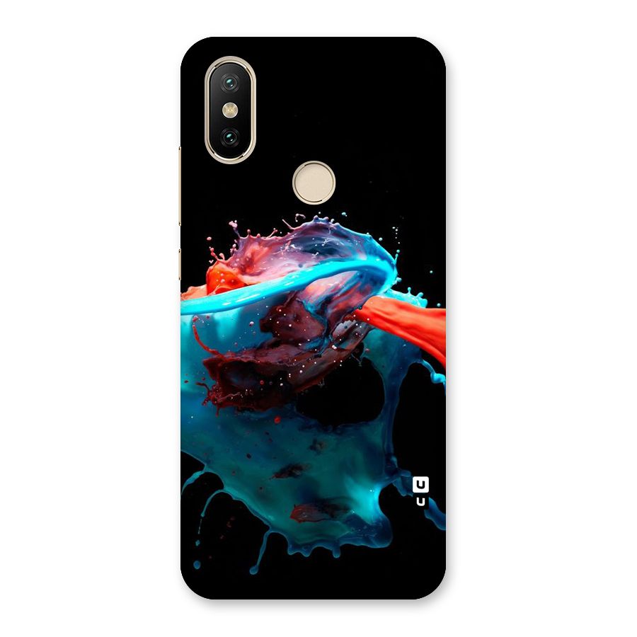 Colour War Back Case for Mi A2