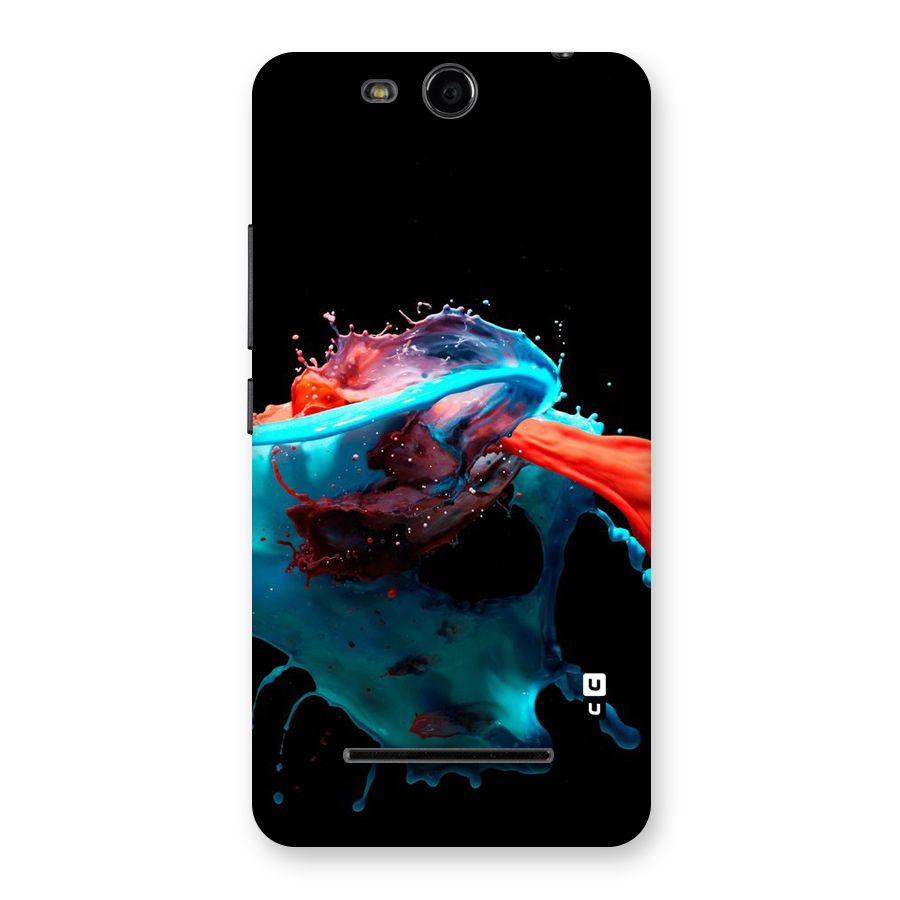 Colour War Back Case for Micromax Canvas Juice 3 Q392