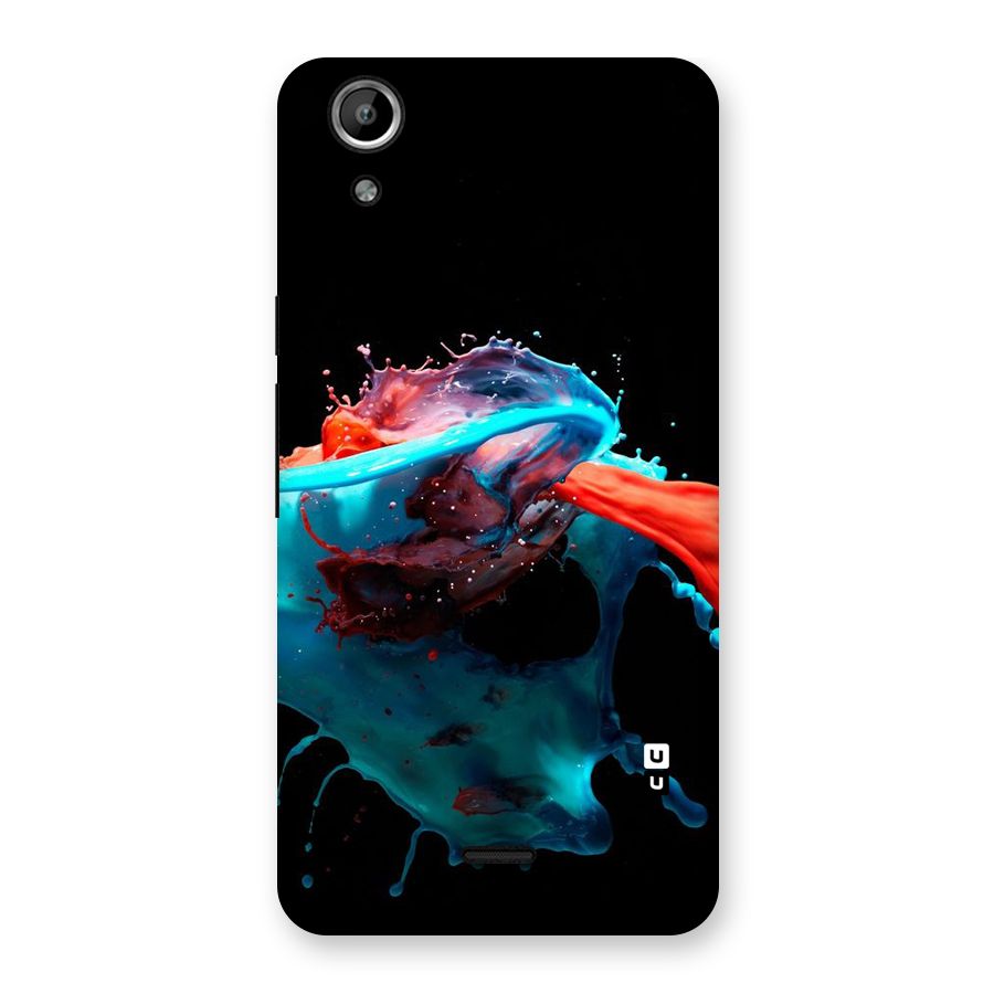 Colour War Back Case for Micromax Canvas Selfie Lens Q345