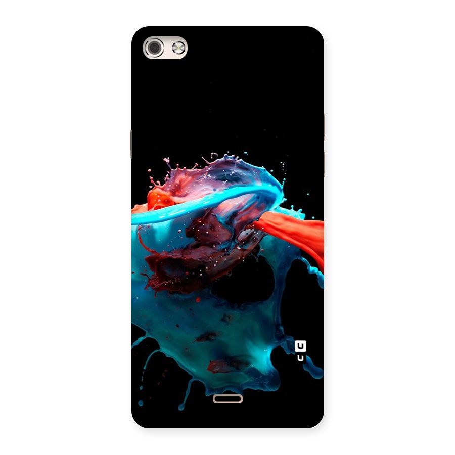 Colour War Back Case for Micromax Canvas Silver 5